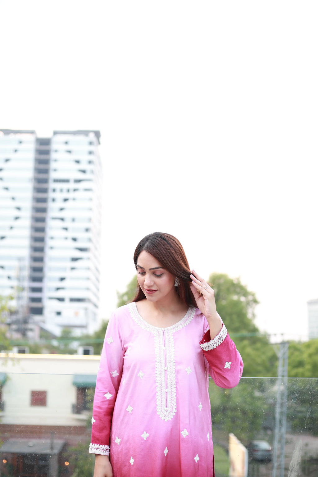 Shaded Blossom 2 Piece Suit