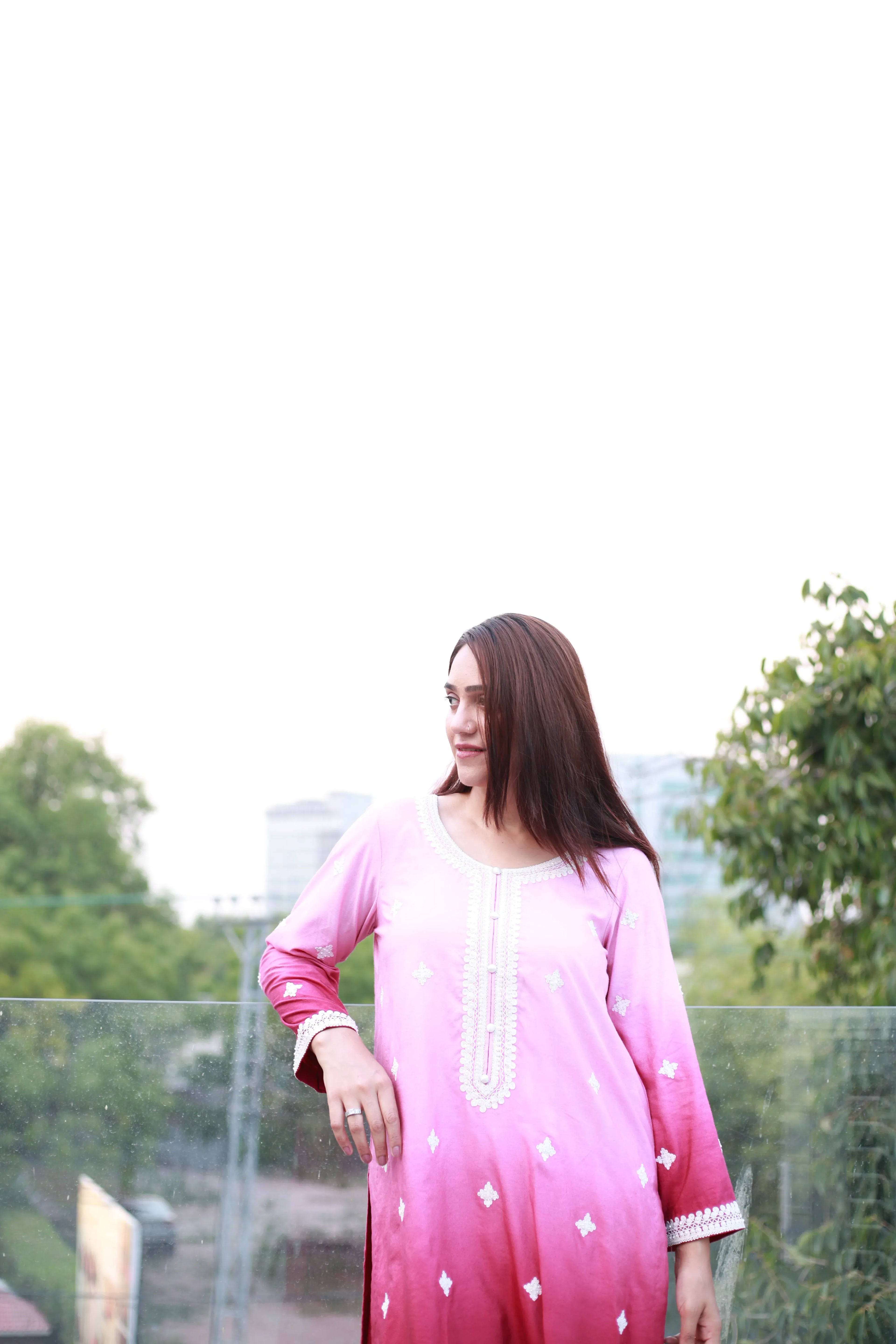 Shaded Blossom 2 Piece Suit