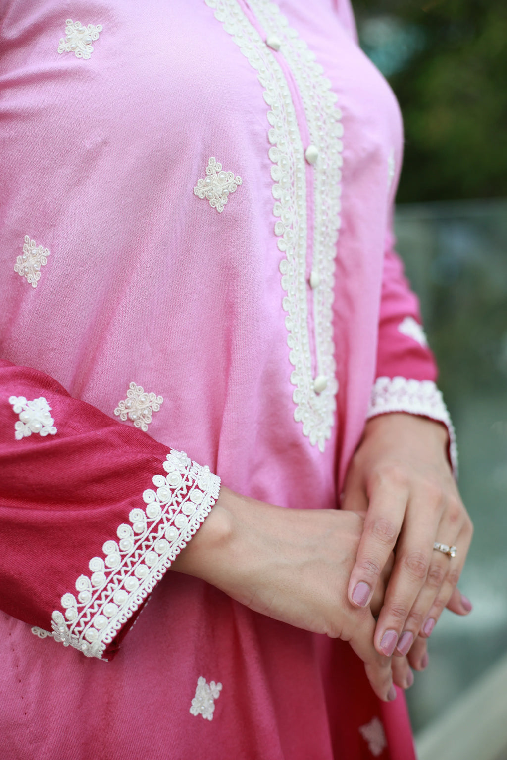Shaded Blossom 2 Piece Suit